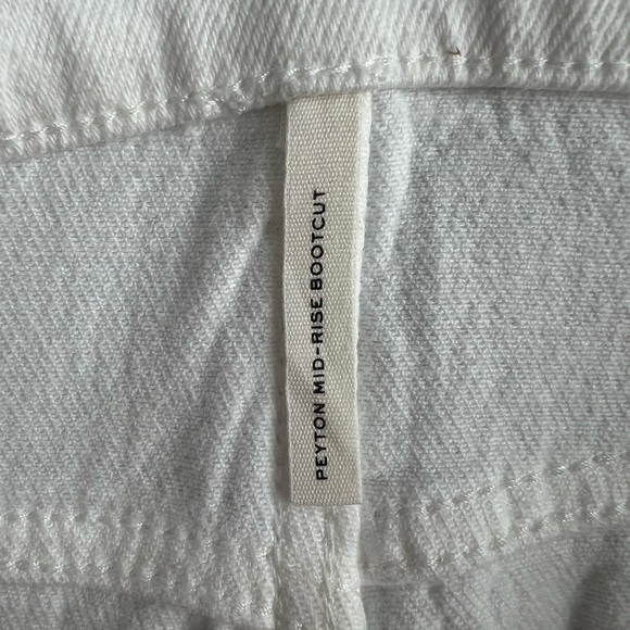 NWT Rag & Bone Peyton Bootcut - Optic White Mid-Rise Stretch Jean - Picture 3 of 8